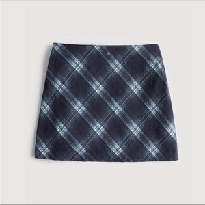 Hollister mini skirt blue new